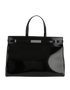 Large Manhattan, &pound;1,200, Handbags, Black/Tan, Leather, Front view